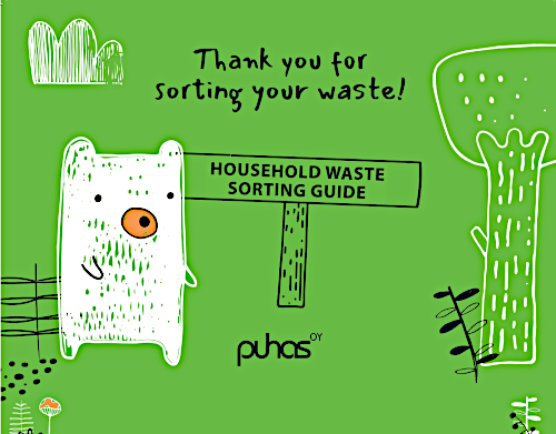 Kodin lajitteluopas englanniksi (in English)